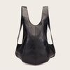 Vegan Leather Bags- Stylist Retro Backpack for Cycling-Cycling Bag - Black