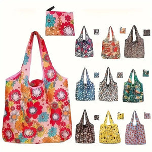 Reusable Grocery Bags Totes - Washable, Eco-Friendly, Best for Shopping