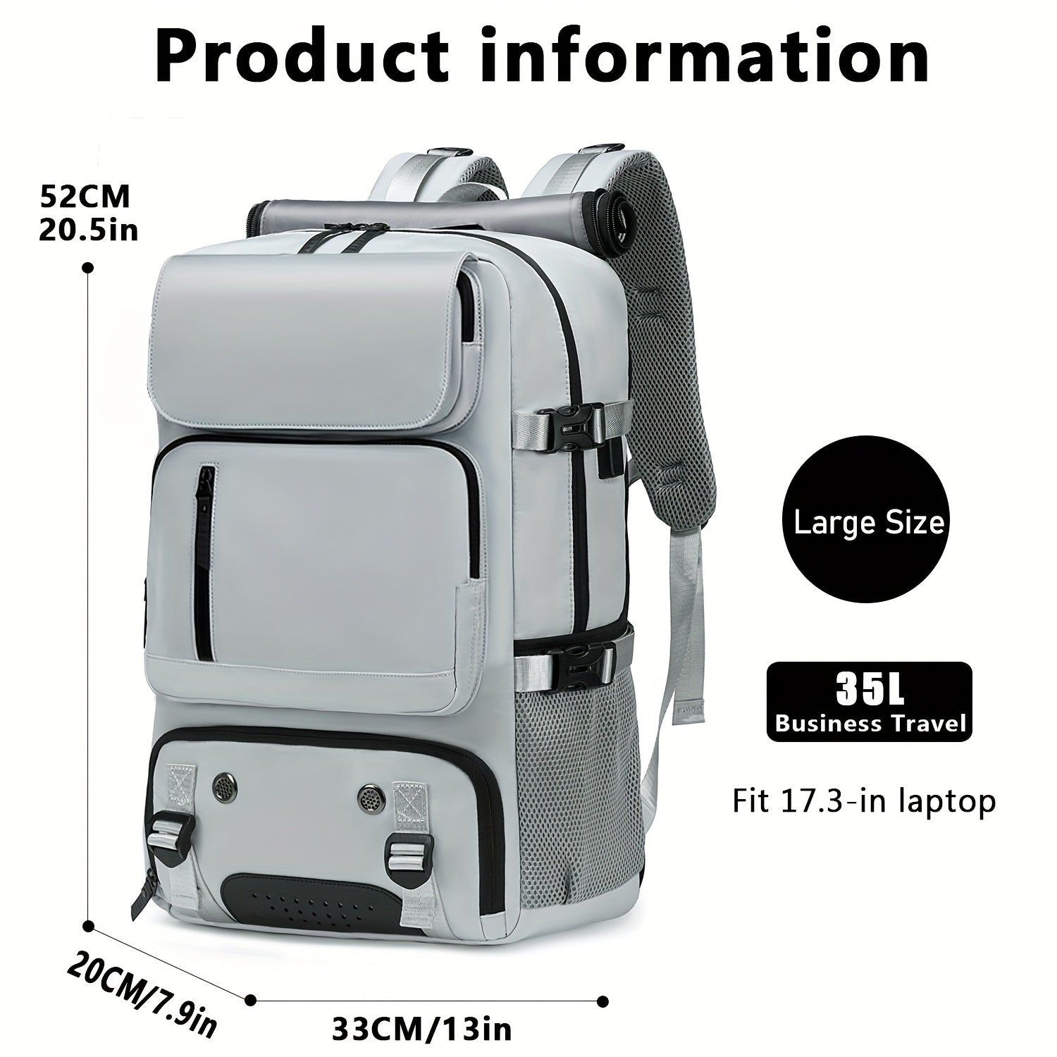 Hiking Backpack- Large Capacity Waterproof Multifunctional Hiking Mountaineering Bag